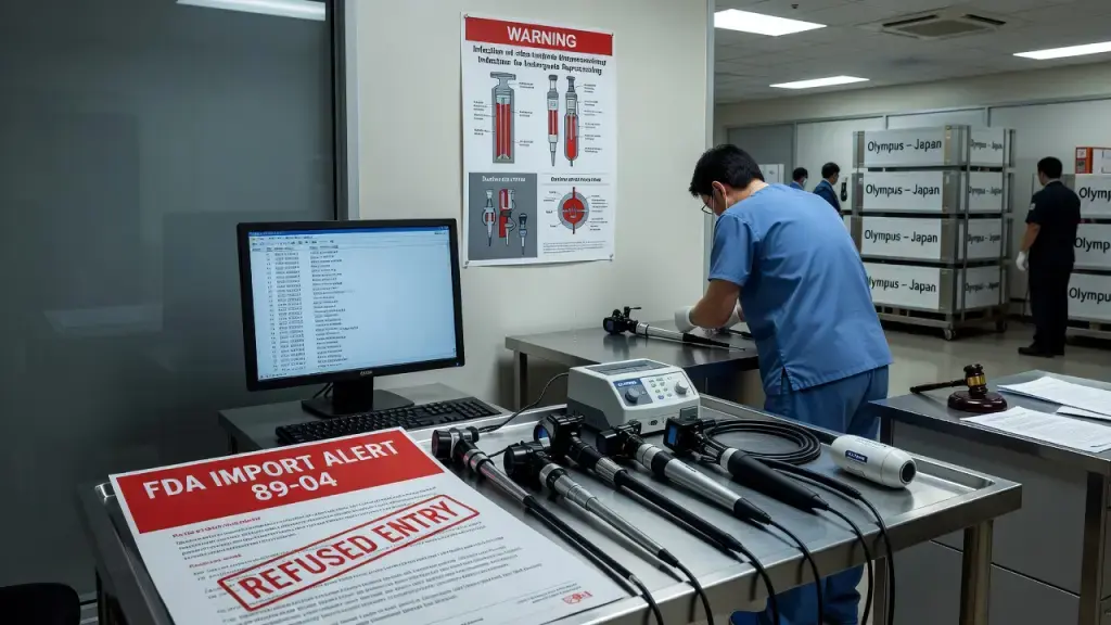FDA Restricts Entry of Japanese-Made Olympus Scopes Over Compliance Lapses